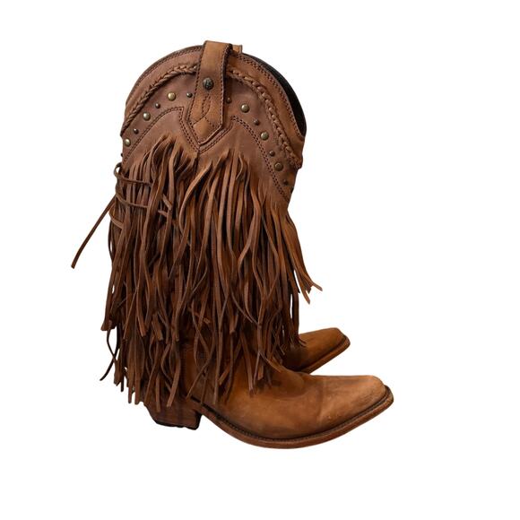 Liberty black Vegas fringe boots - Picture 9 of 9